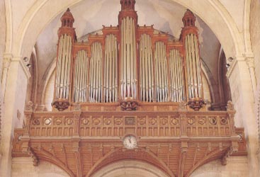 orgue de l'&eacute;glise St-Pierre  &agrave; Epernay