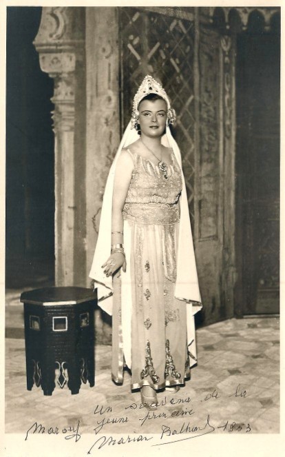 Marian Balhant dans la Princesse Saamcheddine 
