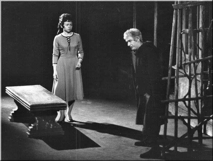 Elisabeth Verlooy (Gilda) et Gilbert Dubuc (Rigoletto)