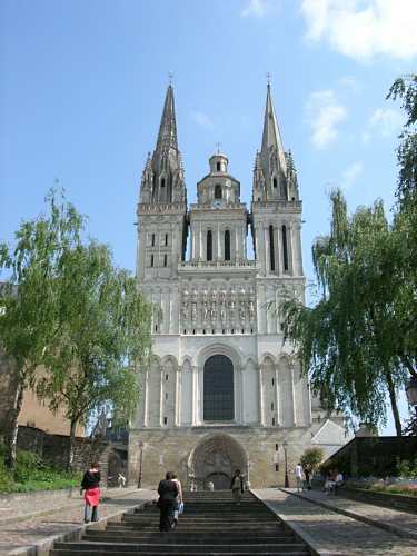 Cathédrale St-Maurice, Angers - Photo Jean-René Phelippeau, mai 2006