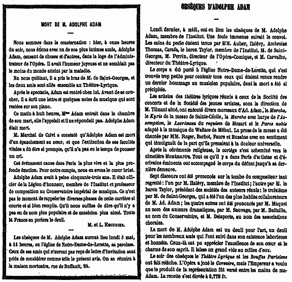 La France musicale, 4 et 11 mai 1856