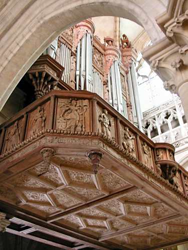L'orgue de la Collégiale Notre-Dame du Grand-Andely - Photo © Marie-France Chatelais