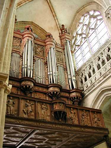 L'orgue de la Collégiale Notre-Dame du Grand-Andely - Photo © Marie-France Chatelais
