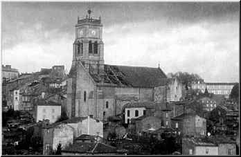 Église de Bellac après la tempête
