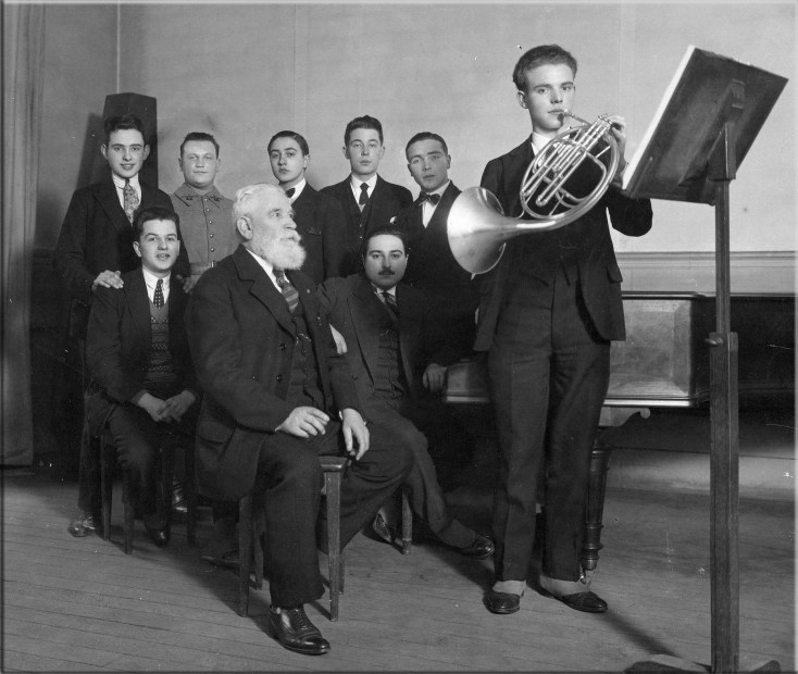 Conservatoire de Paris, classe de cor 1929-1930 de Fernand Reine.