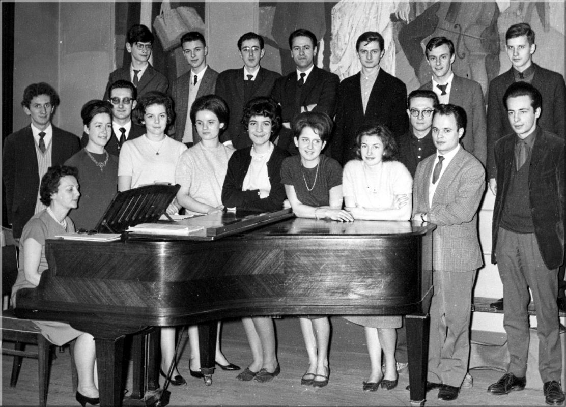 1964, classe de solfège d’Odette Gartenlaub