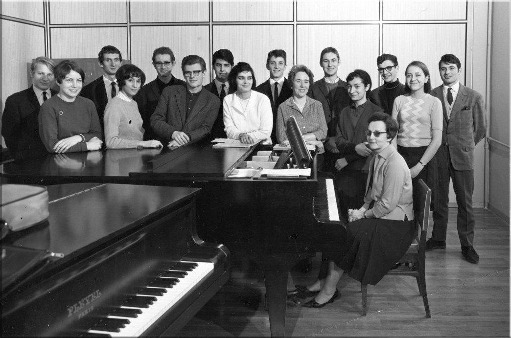 1967, classe de solfège d’Odette Gartenlaub.