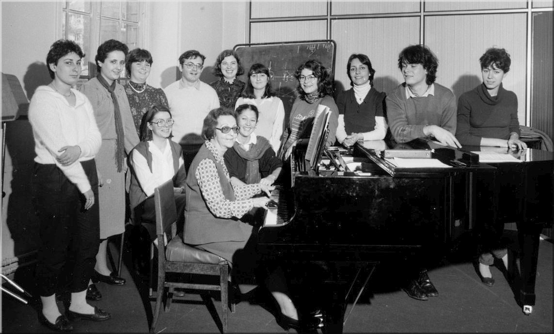 1982-83, classe de pédagogie et formation musicale d’Odette Gartenlaub.