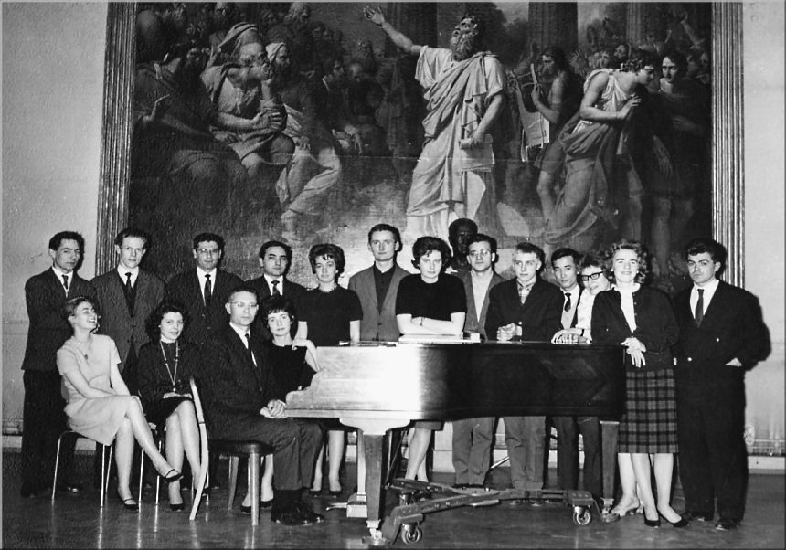 Classe de Marcel Bitsch au CNSM en 1962-1963