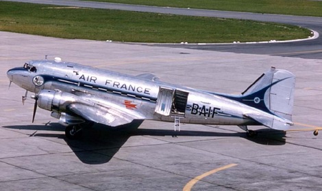 DC-3 en service cehz Air-France de 1946 à 1959.