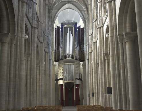 Cathédrale d'Évreux - L'orgue Quoirin - Photo Marie-France Chatelais
