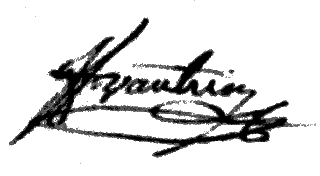 Signature de Vautrin