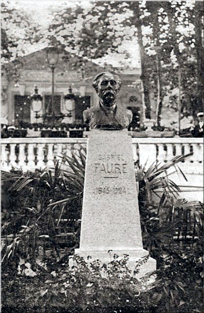 Le buste de Gabriel Fauré, à Foix.