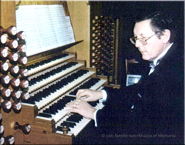 André Isoir au grand orgue de la cathédrale de Dijon