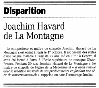 Le Figaro, 3 octobre 2003