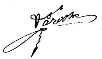 Signature de Lucien Laroche