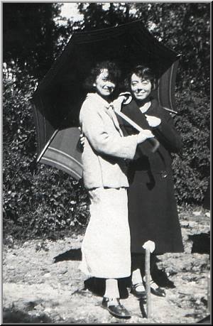 Odette Pauvert et Jeanne Leleu