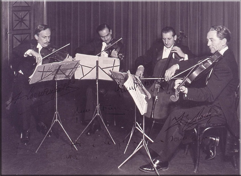 Le Quatuor Loewenguth, dans les années 1950