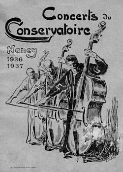 Conservatoire de Nancy, concerts 1937