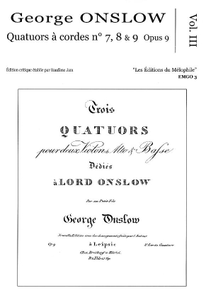Quatuors  cordes de George Onslow