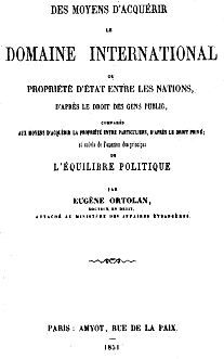 Publication d'Eugne Ortolan