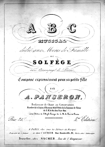 ABC musical, Auguste Panseron