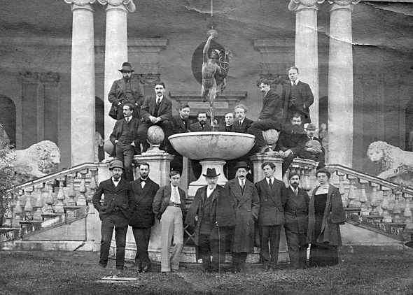 Les pensionnaires de la Villa Médicis en 1913