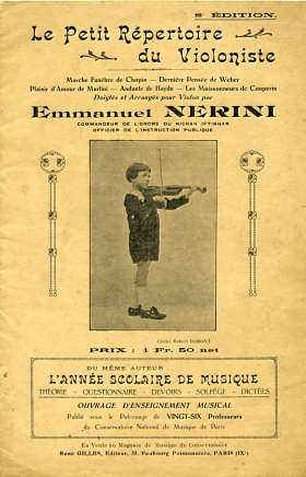 Le Petit Répertoire du Violoniste
