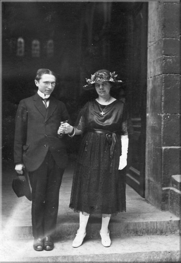 Mariage d'Otto Tichy avec Véronique Bloy 