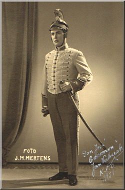 Jan Verbeeck dans le rôle de Don José, dans Carmen