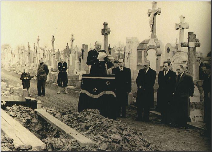 Inhumation d'Émile Marcelin