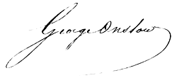 Signature de George Onslow