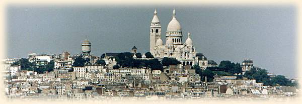 La butte Montmartre, à Paris, dominée par le Sacré-Coeur - Photo (c) Michel Baron